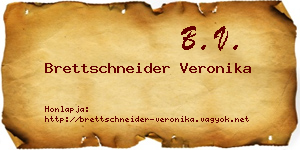 Brettschneider Veronika névjegykártya